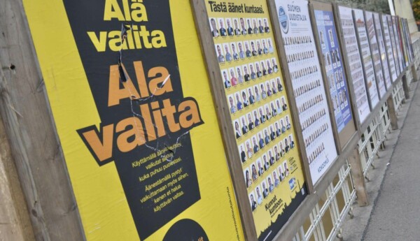 MÅNGA OSÄKRA. Av de intervjuade bara 57,6 procent vilket parti de skulle rösta på. ÅU-foto