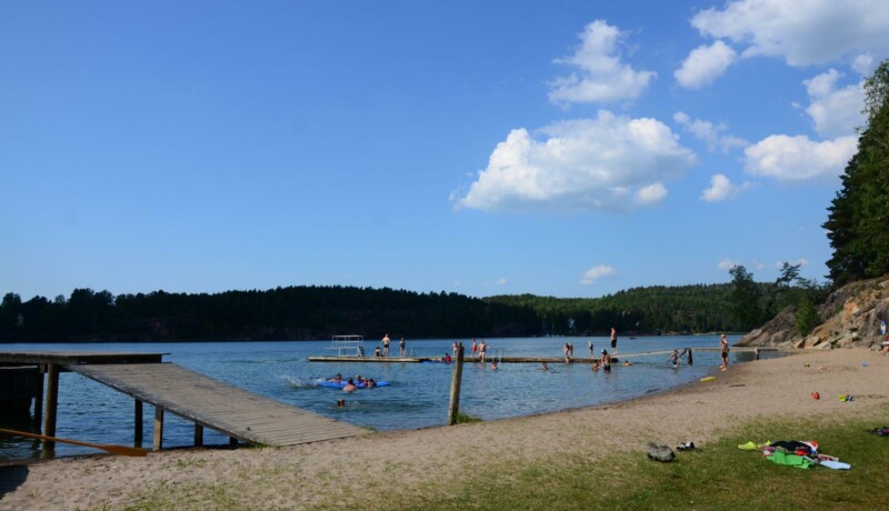 Solliden camping strand.