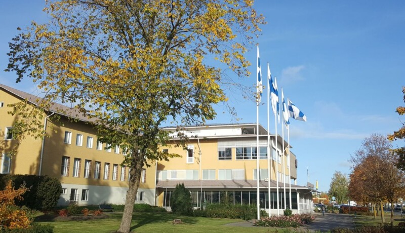 pargas stadshus och bibliotek