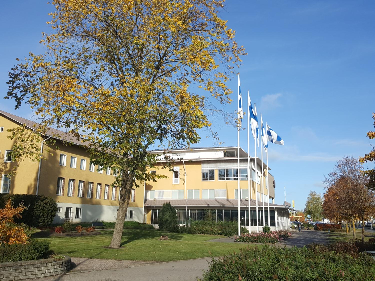 pargas stadshus och bibliotek