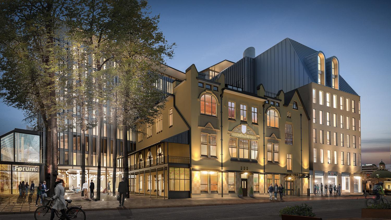 Gamla höga hus