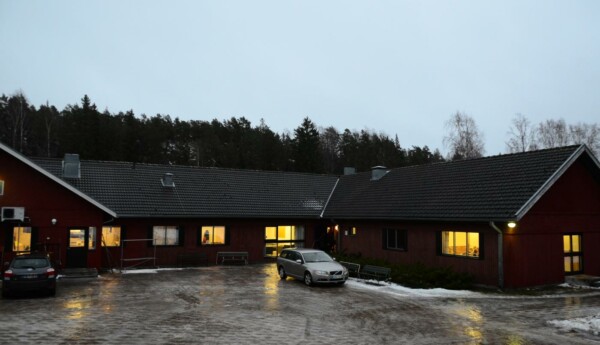 Två röda hus