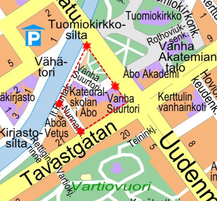 Karta över festivalområdet.