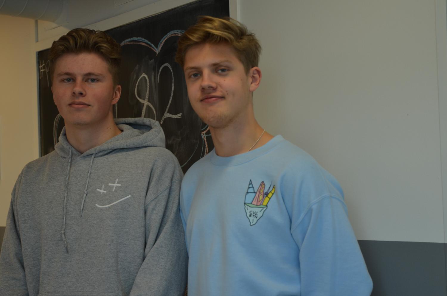 Två unga entreprenörer
