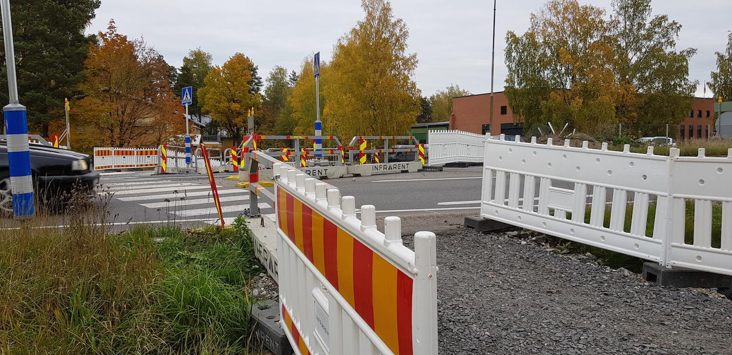 tillfälliga trafikarrangemang