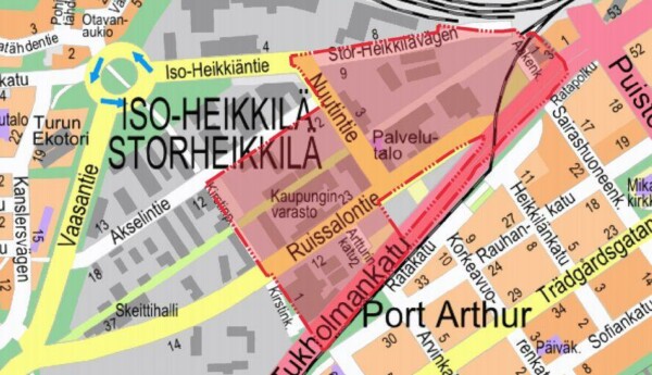 karta över Kirstiparken
