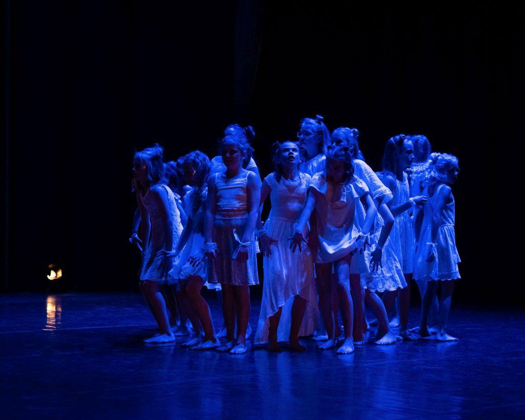 Sparkle i koreografin Snowqueens.