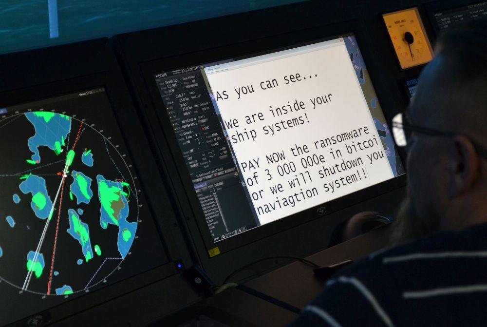 Radar- och datorskärm