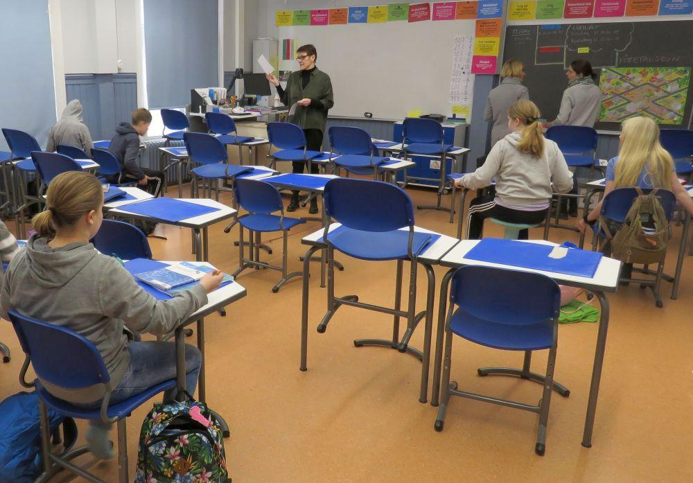 Lektion i skolklass