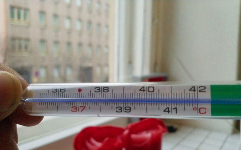 En febertermometer.