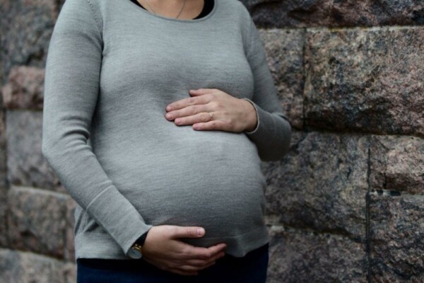en gravid kvinna
