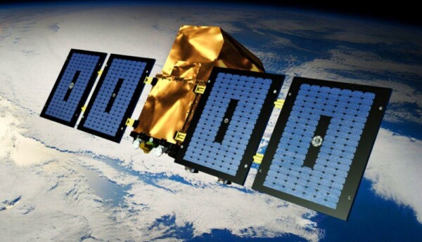 Satellit i rymden.