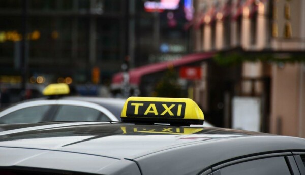 En taxibil