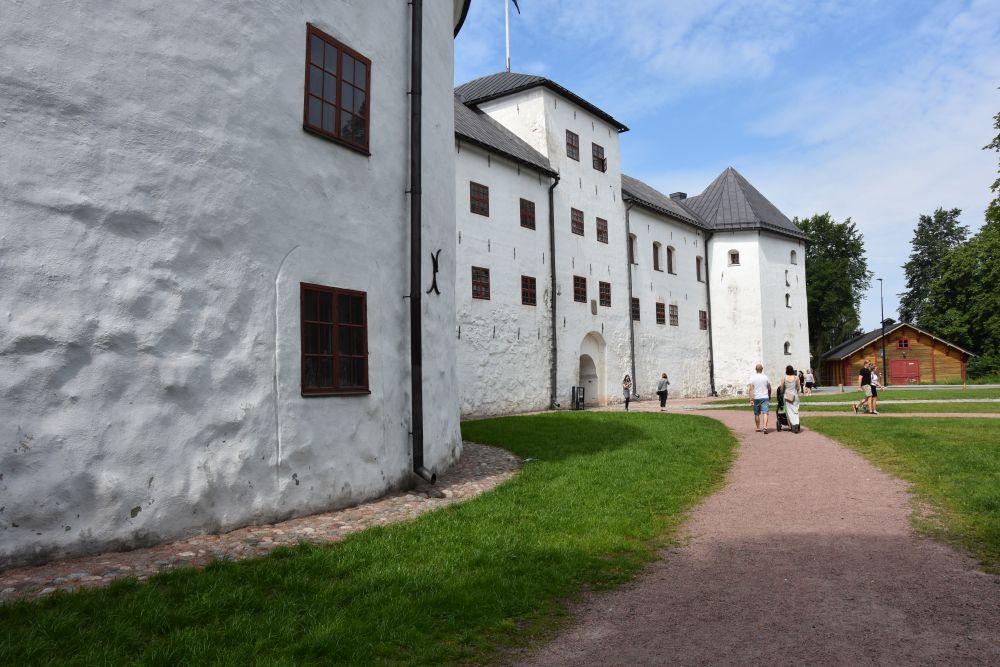 Åbo slott på sommaren.