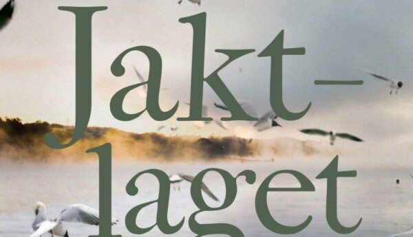 Bokpärm med titel och måsar i bakgrunden.