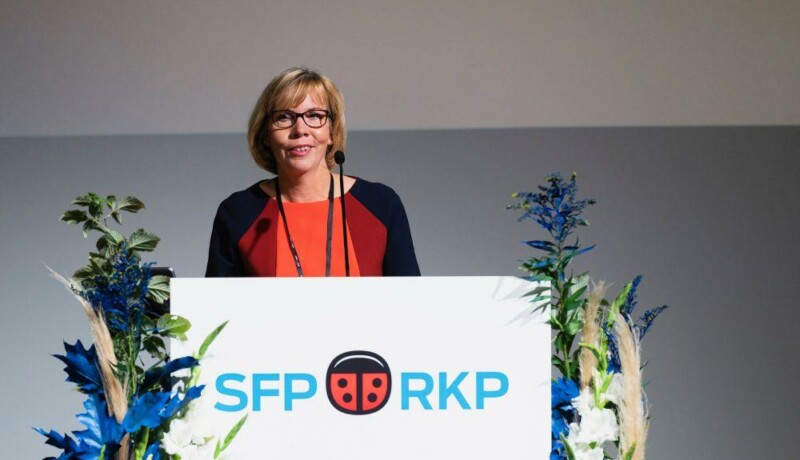 SFP:s ordförande Anna-Maja Henriksson