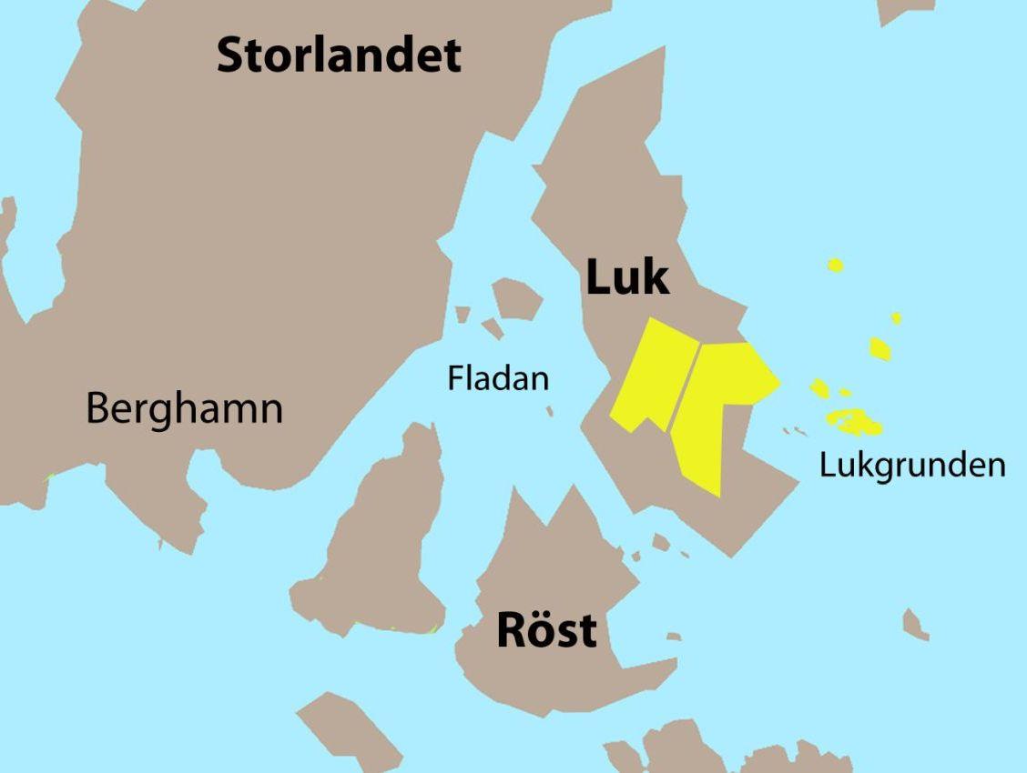 Karta över skärgård
