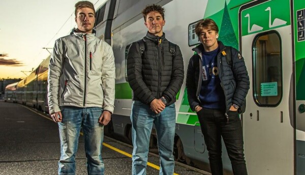Lucas Johansson, Eddie Grönholm och Rasmus Mikkelsen