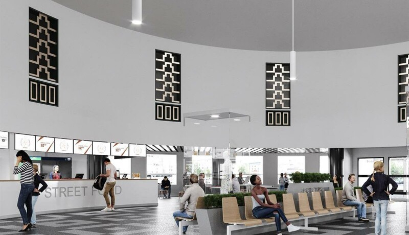 Vision av hur Åbo busstation kunde se ut