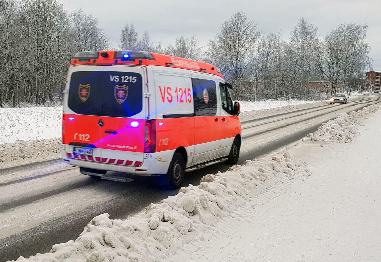 Ambulans på utryckning