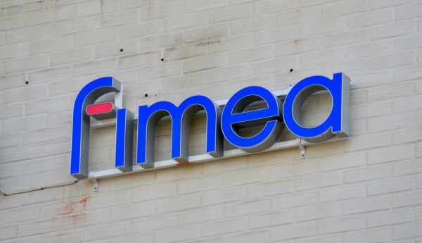 en skylt med ordet: Fimea
