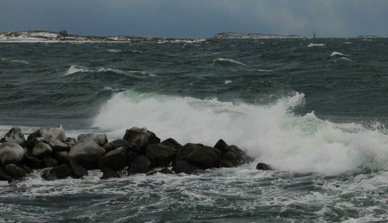 Storm på havet