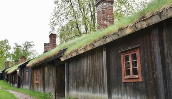ett brunt hus