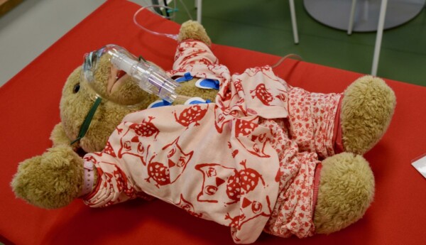 nalle på sjukhus