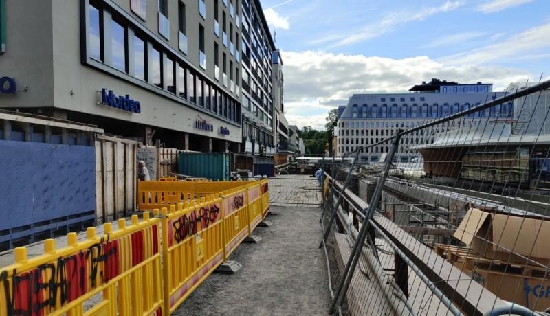 Passagegång på Salutorget