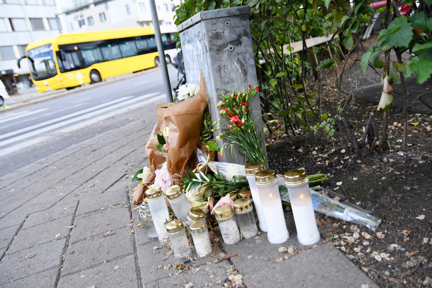 ljus och nallar i en korsning