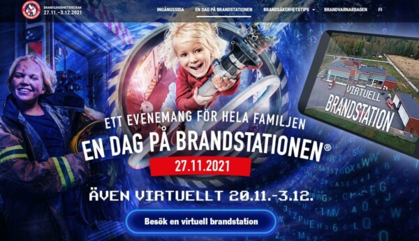 en skärmdump med brandmän