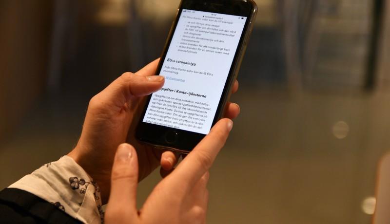 en mobiltelefon