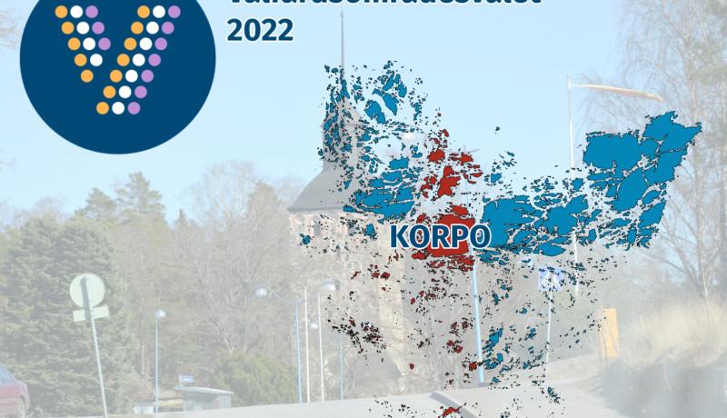 en karta över röstningsområden