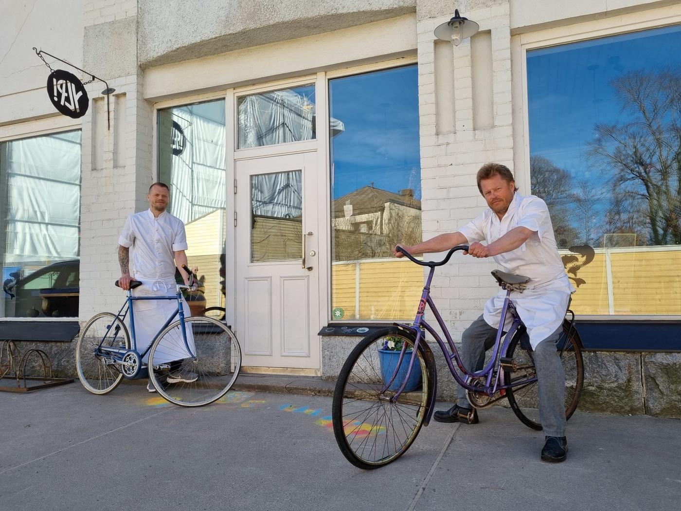 Peik Och Nick Victorzon är pizzeriakrögare i Ekenäs.