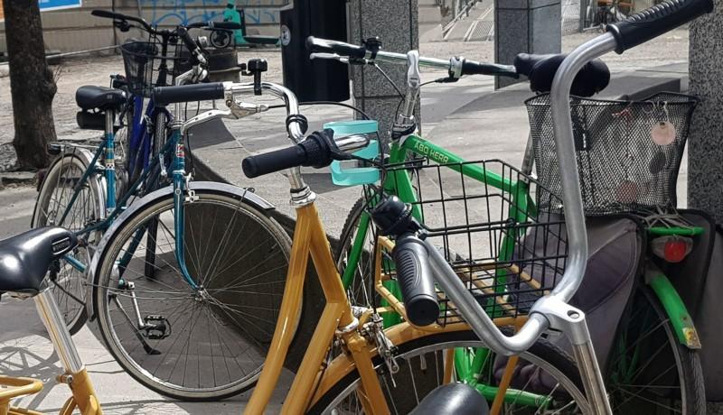 Parkerade cyklar