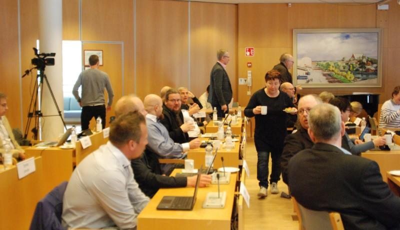 en fullmäktigesal
