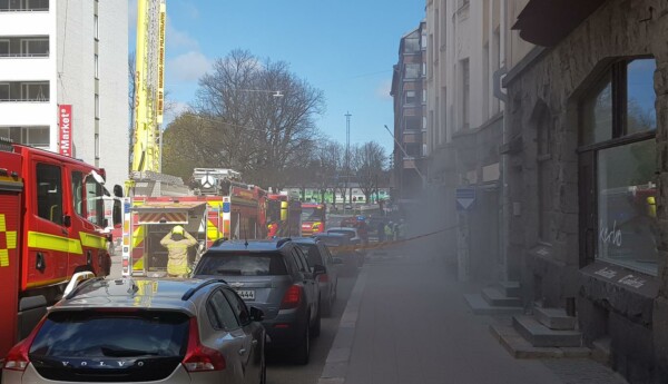rök på gatan