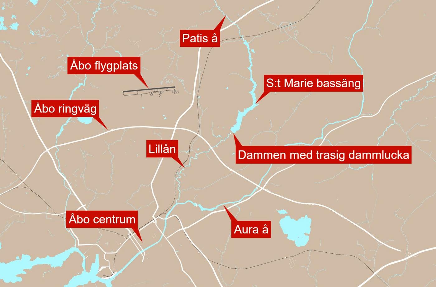 Karta över Åbotrakten