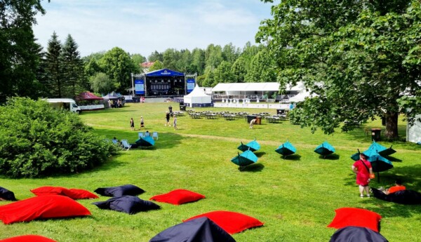 Raseborgsfestivalens område.