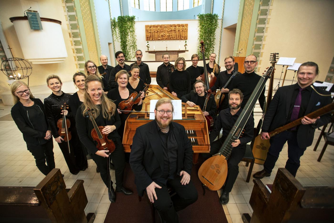 gruppbild av orkester