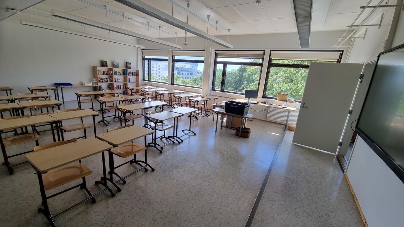 Tomt klassrum