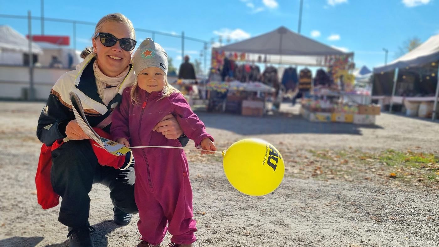 Michaela Mannström och dottern Freja Bergman.