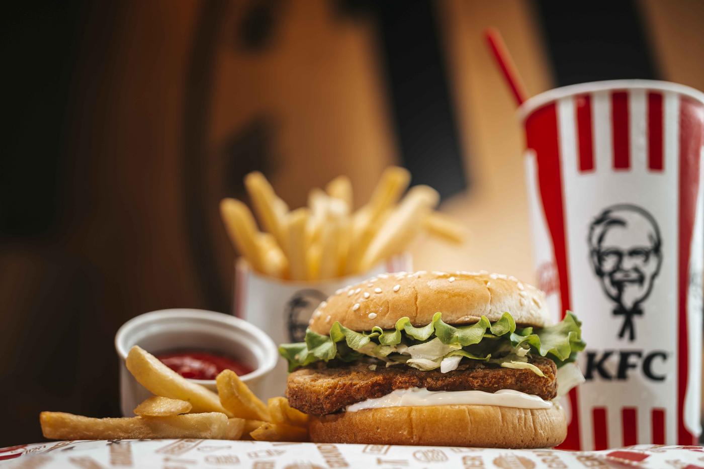 hamburgare och pommes frites