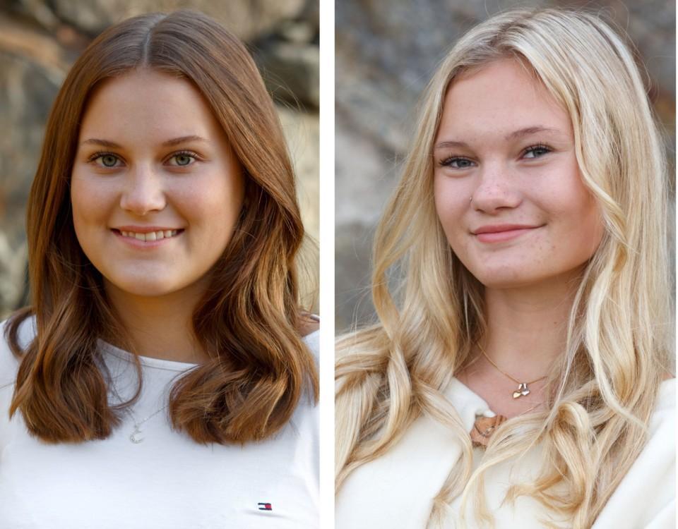 två luciakandidater