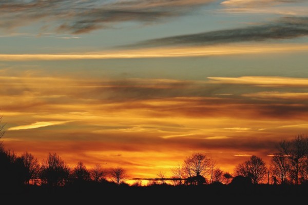 Nedgående sol