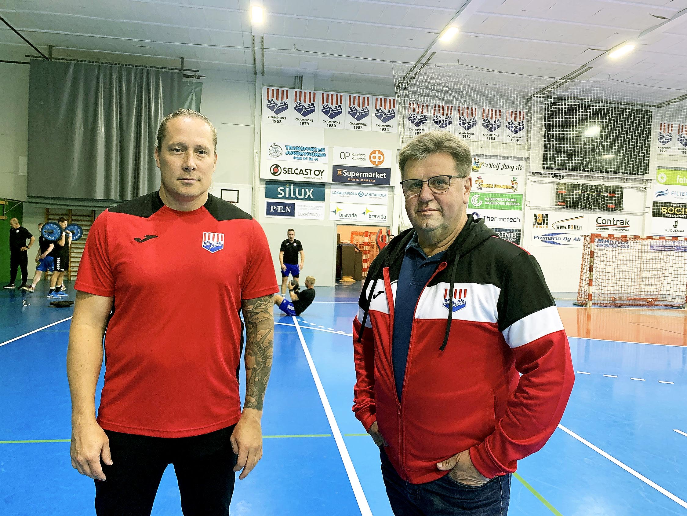 Andreas Rönnberg på handbollsplanen.