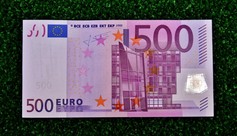 en femhundraeurossedel