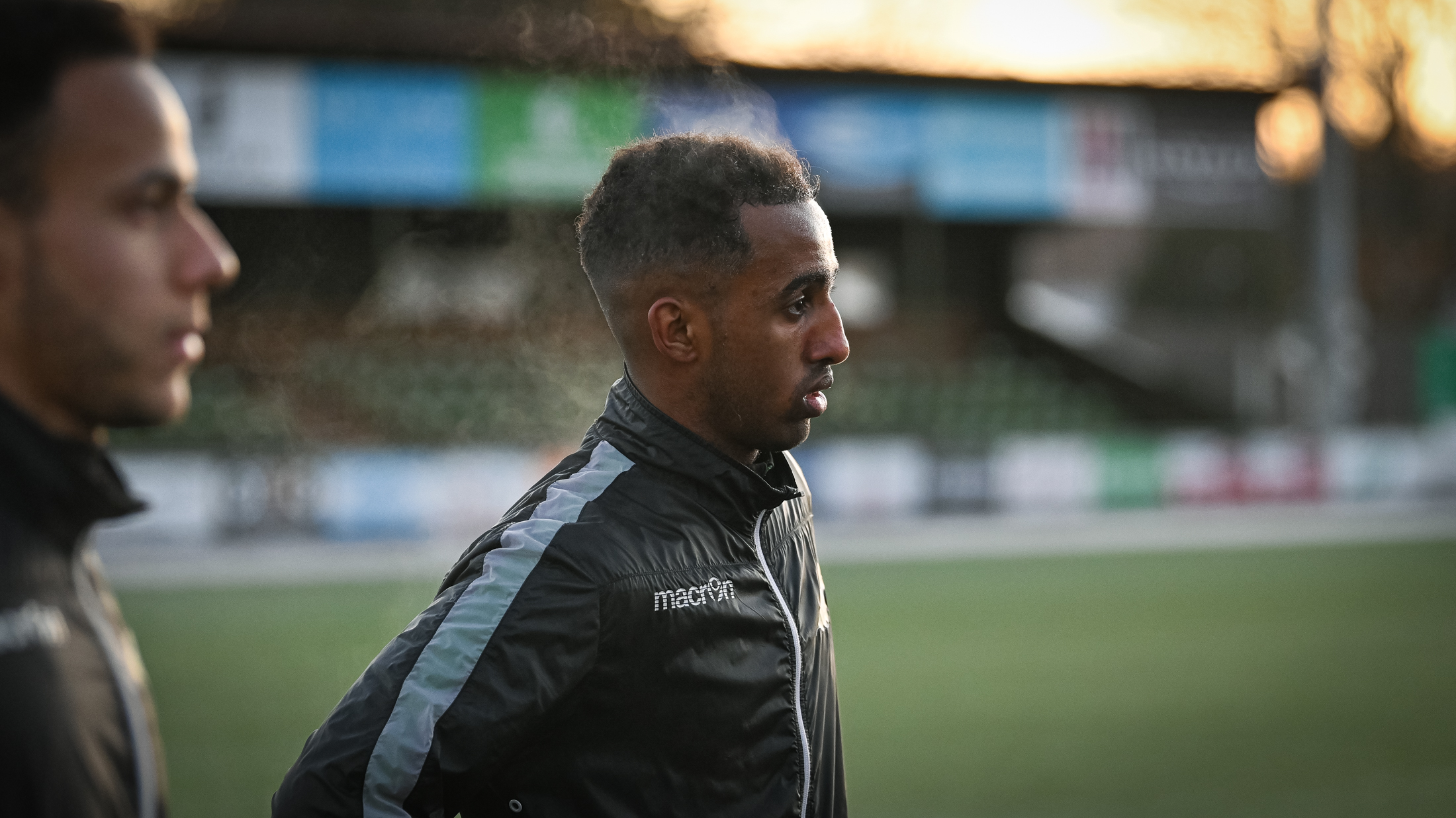 Fahad Muhamed på Centrumplanen i Ekenäs.