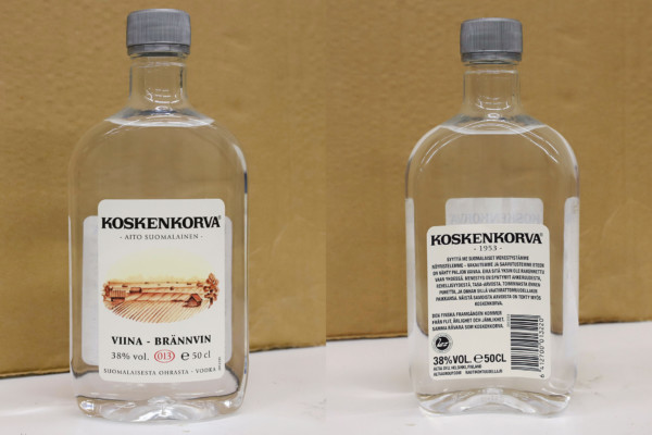Två Koskenkorvaflaskor