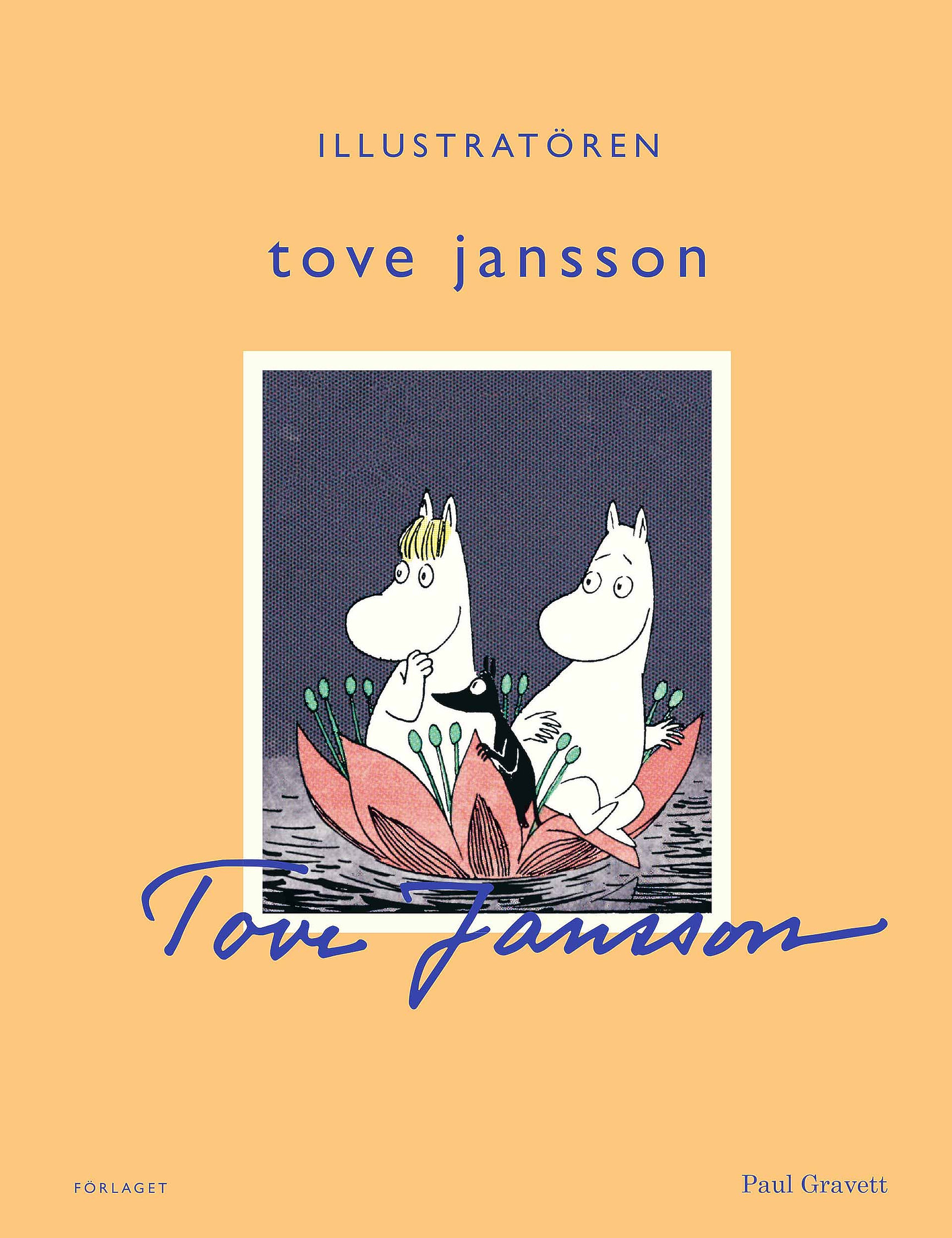 Bokomslag med Mumin och Snorkfröken